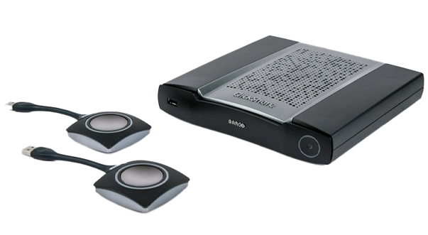 Barco Clickshare presentatiesysteem voorbeeld