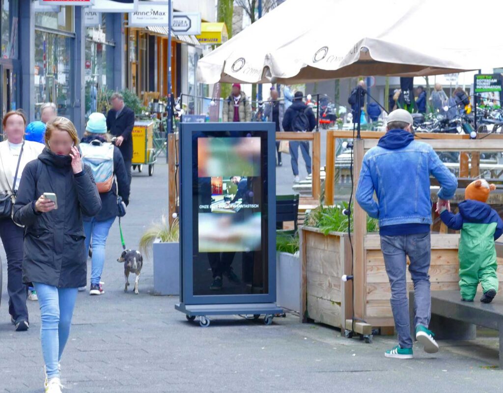 Waar een digitaal stoepbord gebruiken?