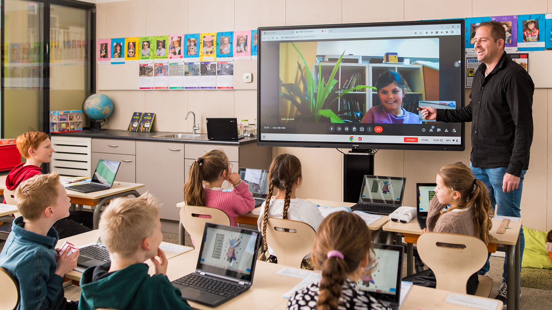 interactieve klaslokalen