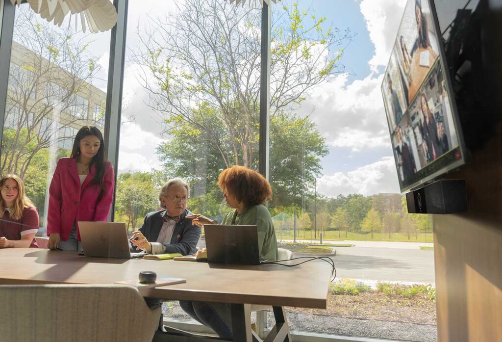 Gebruik videoconferentie voor kort overleg