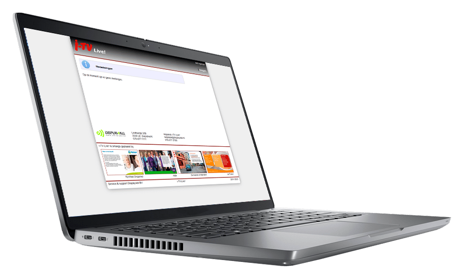 Hardware Narrowcasting Laptop