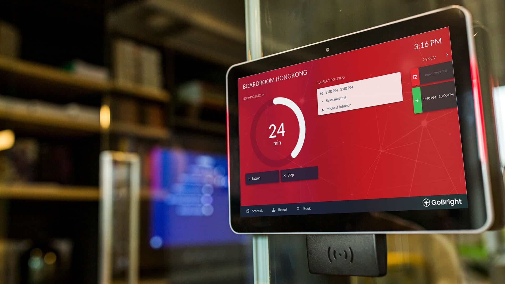 Room Booking Display Start