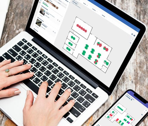 Office booking voor werkplekken