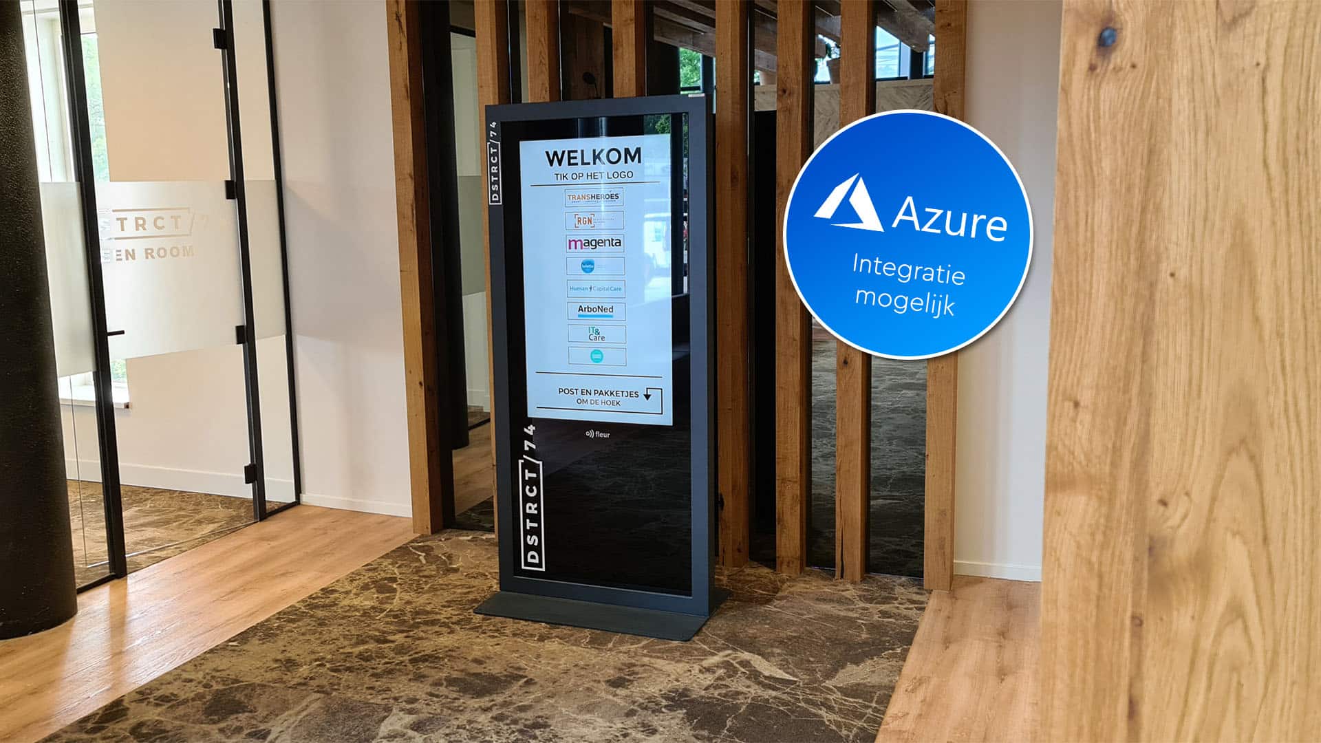 Bezoekersregistratie gekoppeld aan Microsoft Teams en toegangscontrolesystemen