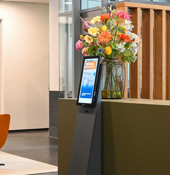 Bezoekersregistratie van Display4All