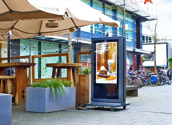 Reclamezuil digitaal inzetten