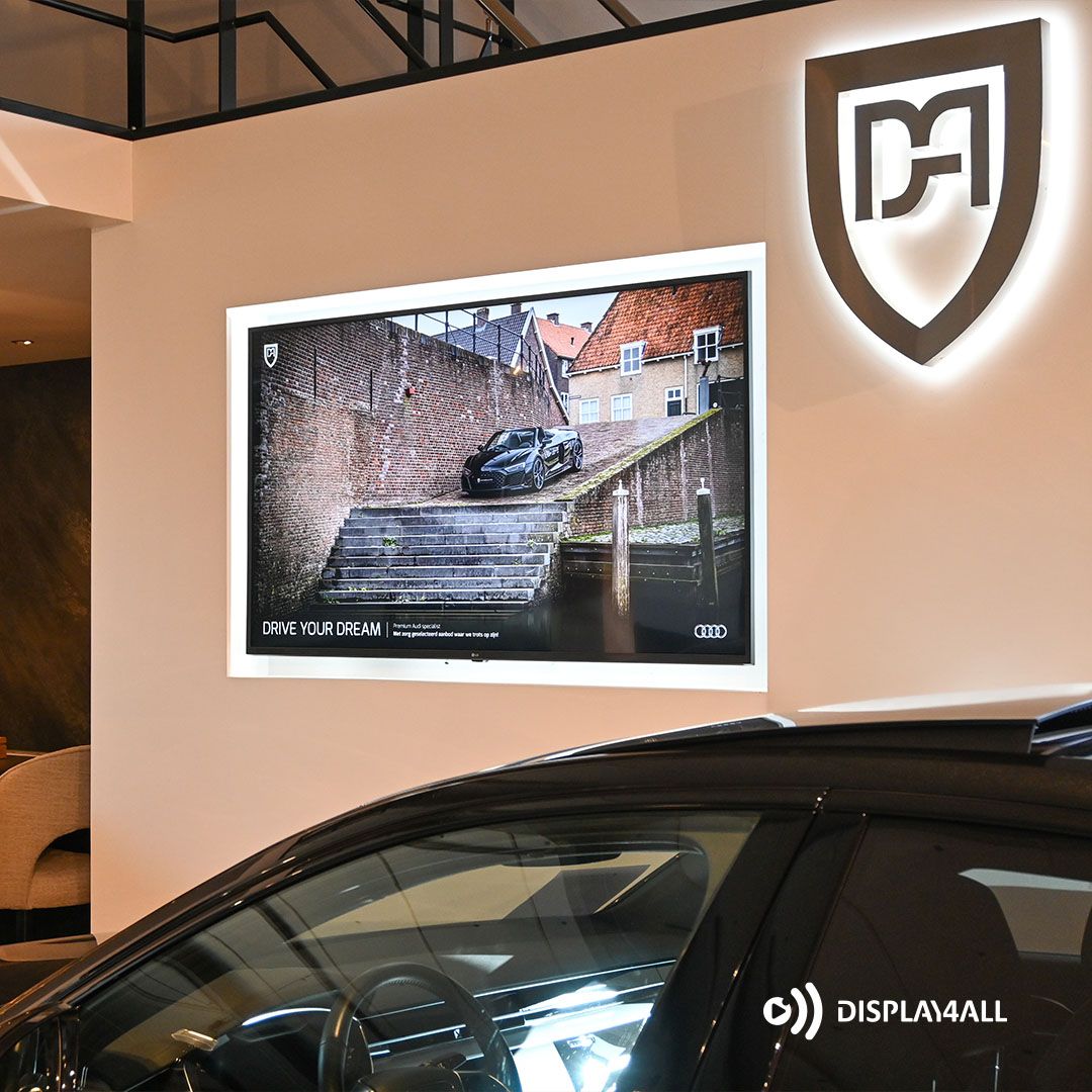 professionele display in de automotive