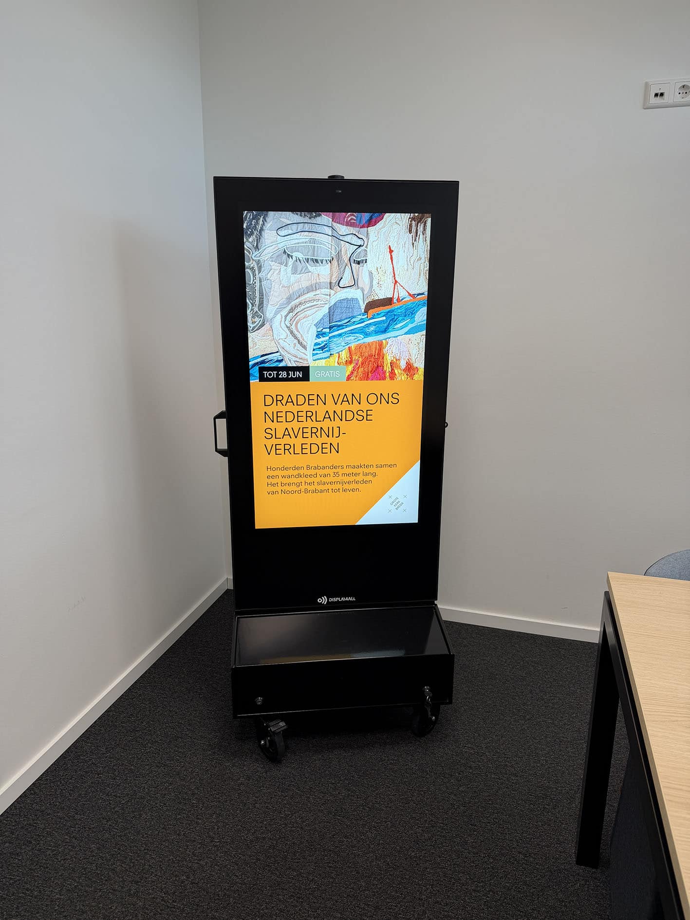 digitale stoepborden op kantoor