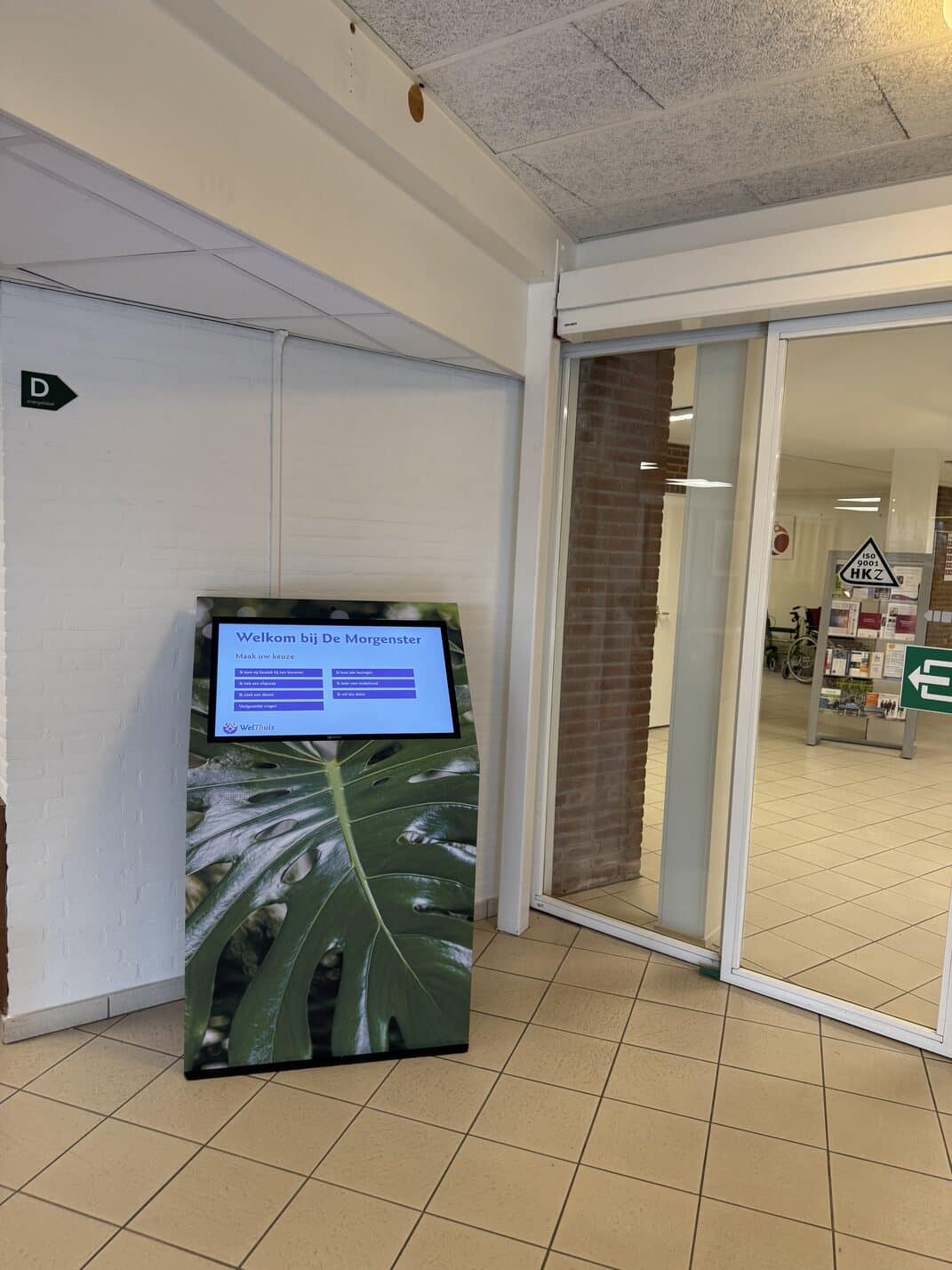 Onbemande receptie in zorginstelling WelThuis