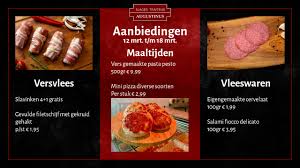 posterlijst Slagerij Augustinus
